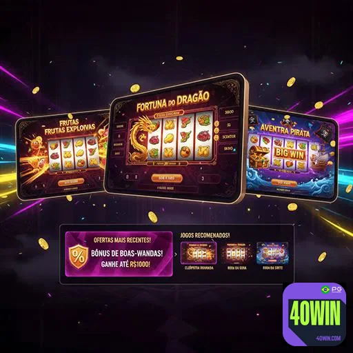 Imagem do site 40win mostrando a página inicial com destaque para soluções inovadoras e tecnologia avançada.